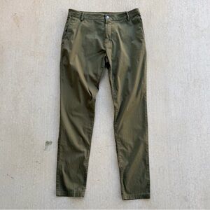 Bird Dogs Chino Pants Men 34x34 Olive Green Stretch Golf Preppy Lined Boomstick